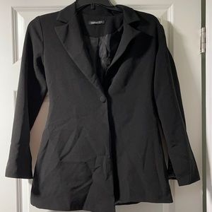 Boohoo fitted black Blazer